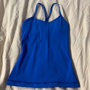 Lululemon blue tank top size 2